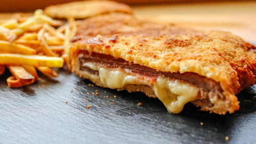 Cachopo Asturiano con jamón iberico y queso