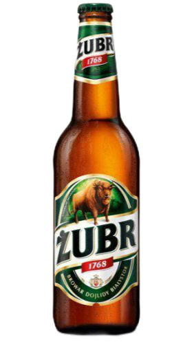 Cerveza Polaca ZUBR 0,5lt. Cerveza Polaca ZUBR 0,5lt.