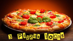 3 Pizzas Locas