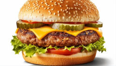 Hamburguesa &quote;DeLuxe&quote; completa